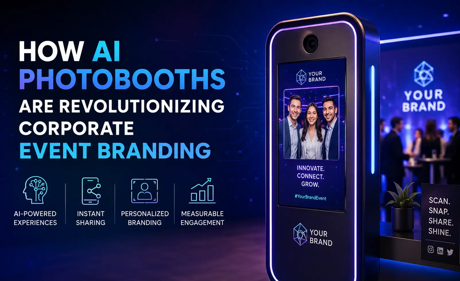 How AI Photobooths Are Revolutionizing Corporate Event Branding